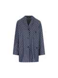 Gucci Women's Denim Jacquard Jacket in Blue - view 1