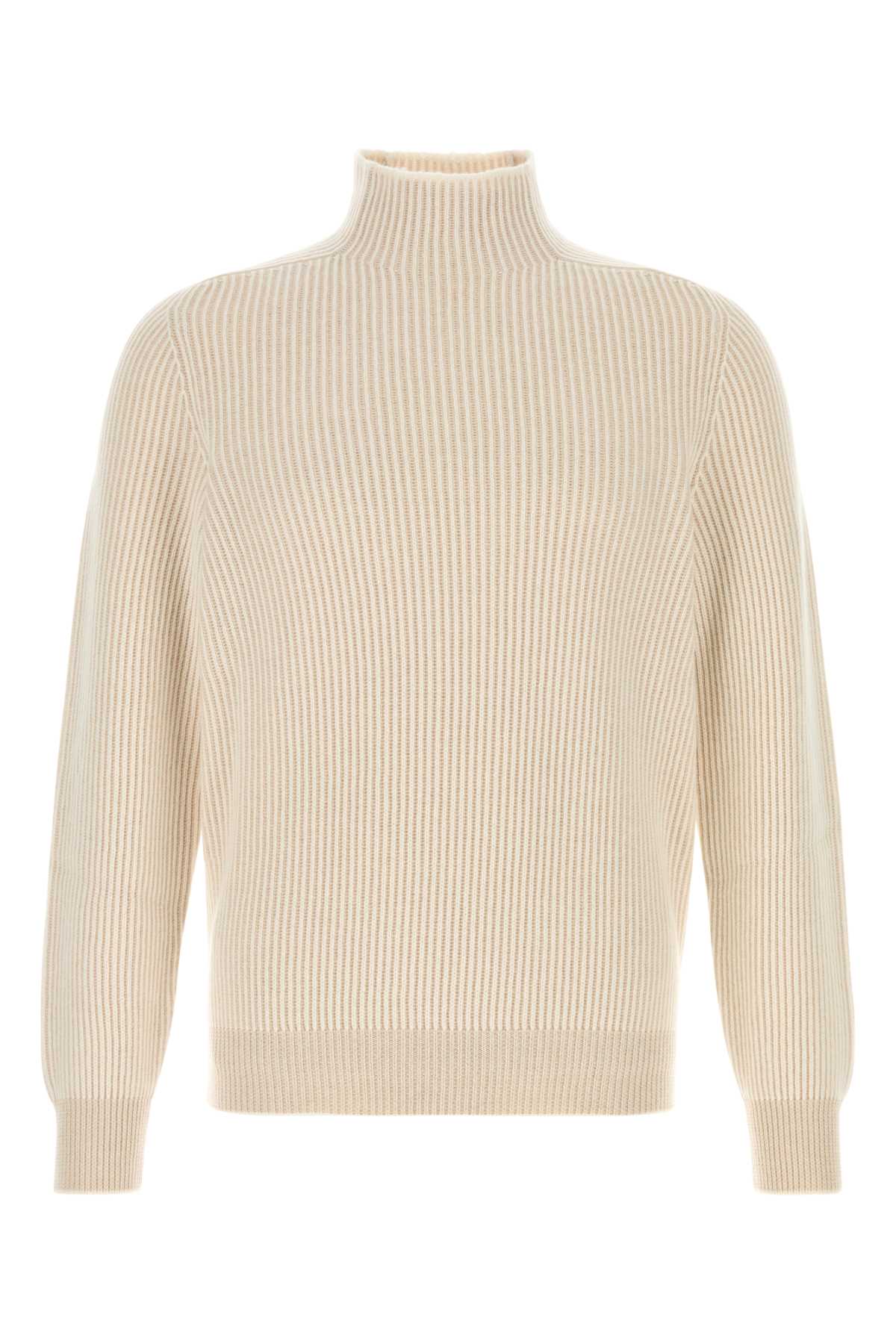 Brunello Cucinelli Men's Cashmere Turtleneck in Cream - image 1