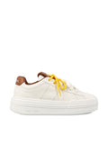 Miu Miu Women's Leather Sneakers in White - view 1