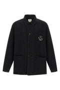 Visvim Men's Baker Jacket in Black Cotton - view 1