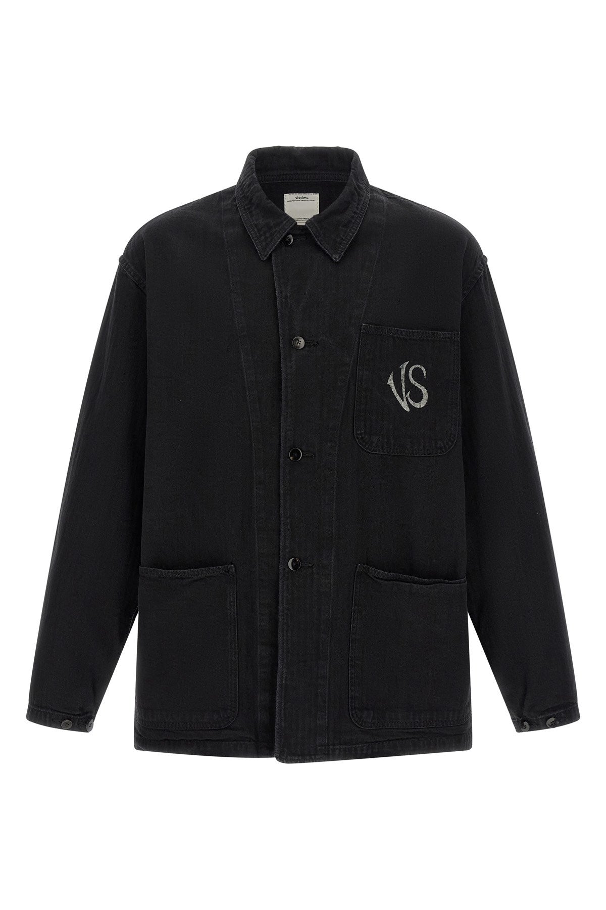 Visvim Men's Baker Jacket in Black Cotton - view 1