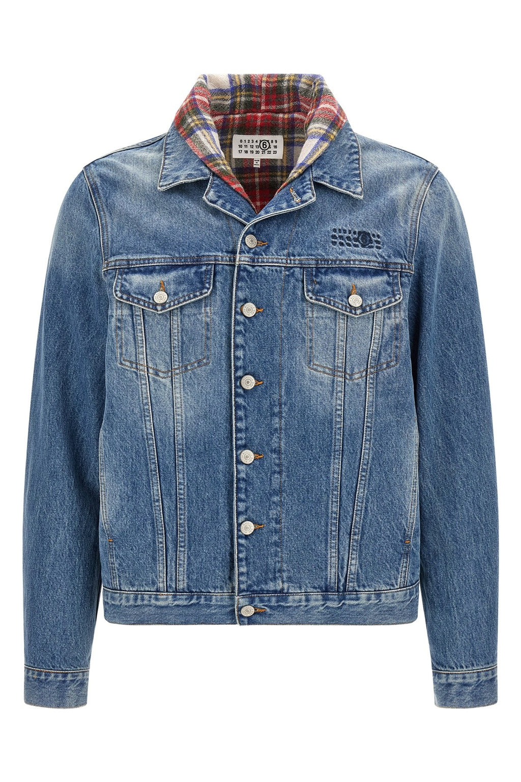 MM6 Maison Margiela Men's Denim Jacket in Blue - view 1