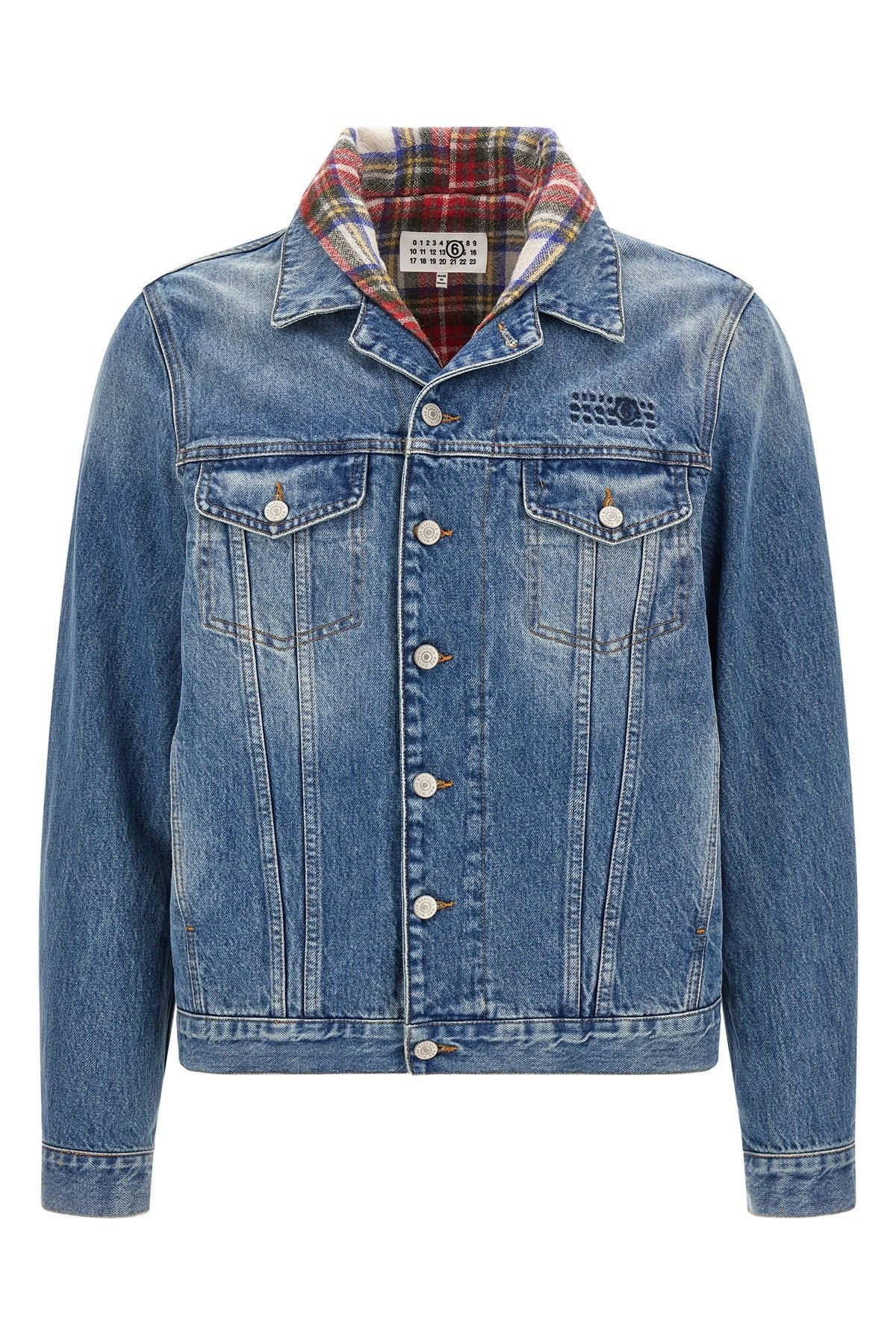 MM6 Maison Margiela Men's Denim Jacket in Blue - view 1