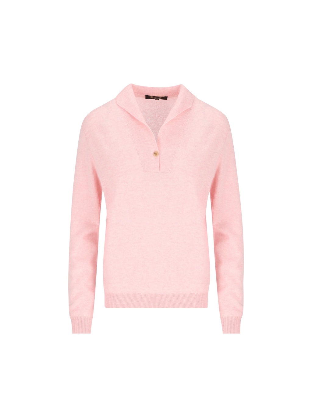 Loro Piana Women's Sergio Cashmere Polo in Pink - view 1