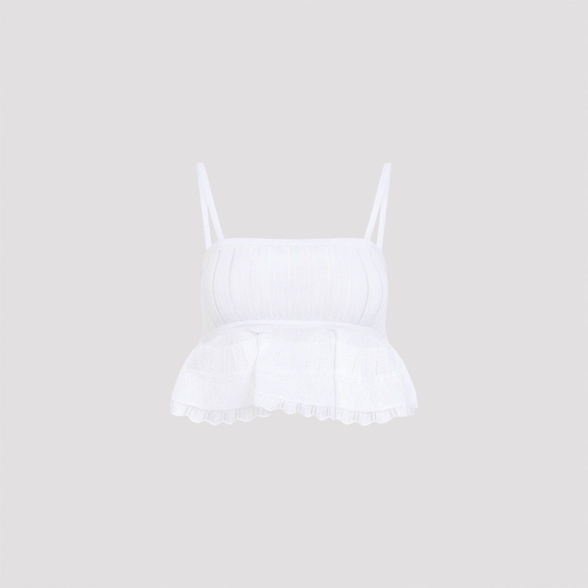 Alaia Women's Crinoline Viscose Top in White