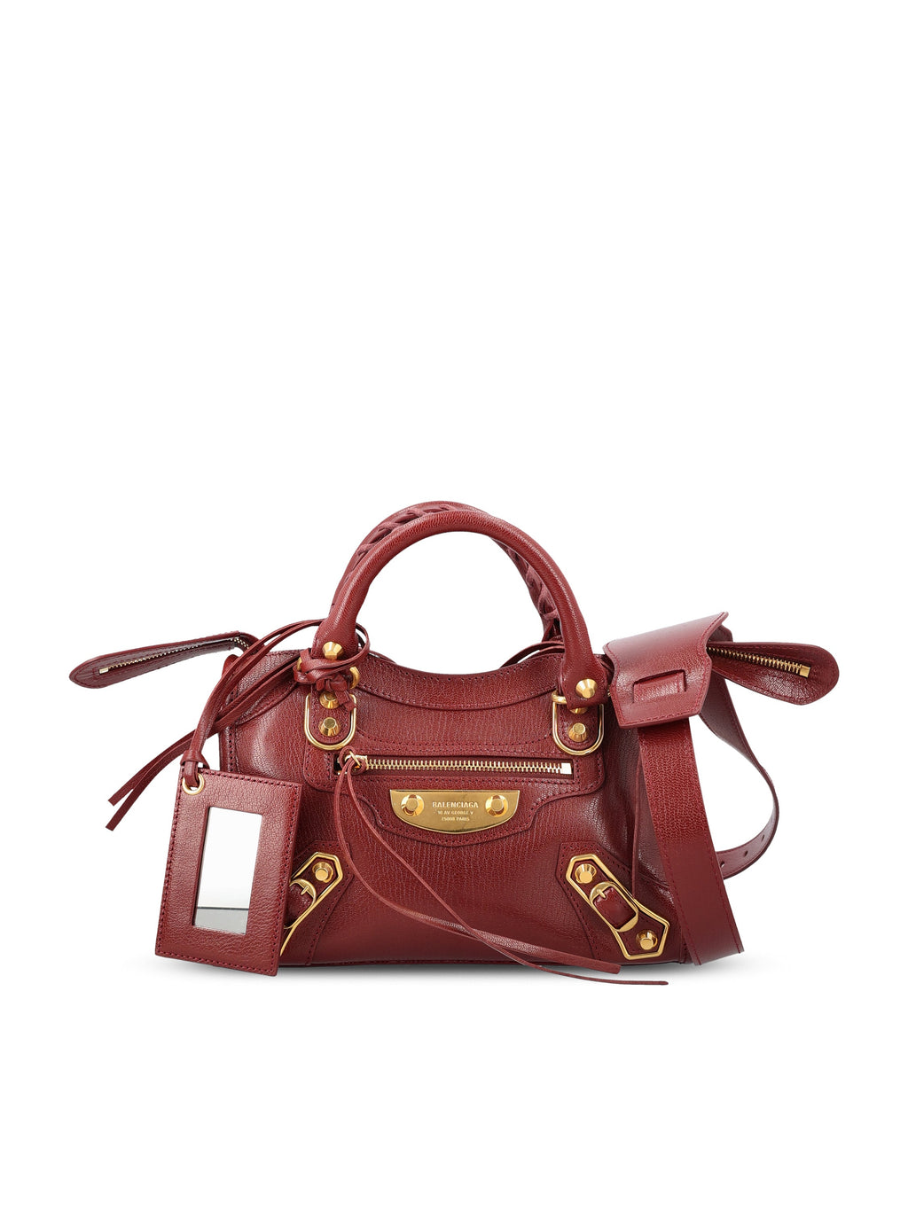 Balenciaga Women's Le City Uptown Mini Leather Bag in Red - view 1