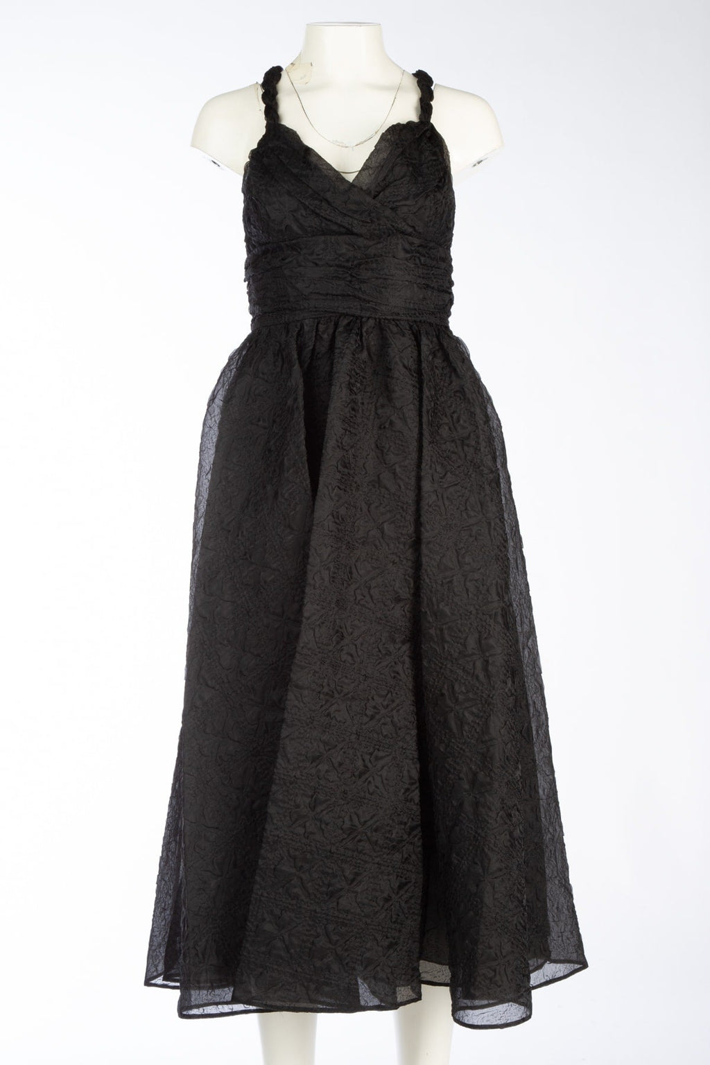 Dior Women's Tulle Midi Dress in Black - image 1