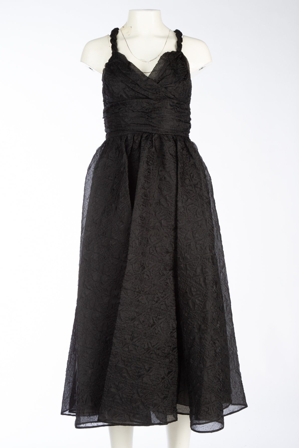 Dior Women's Tulle Midi Dress in Black - image 1