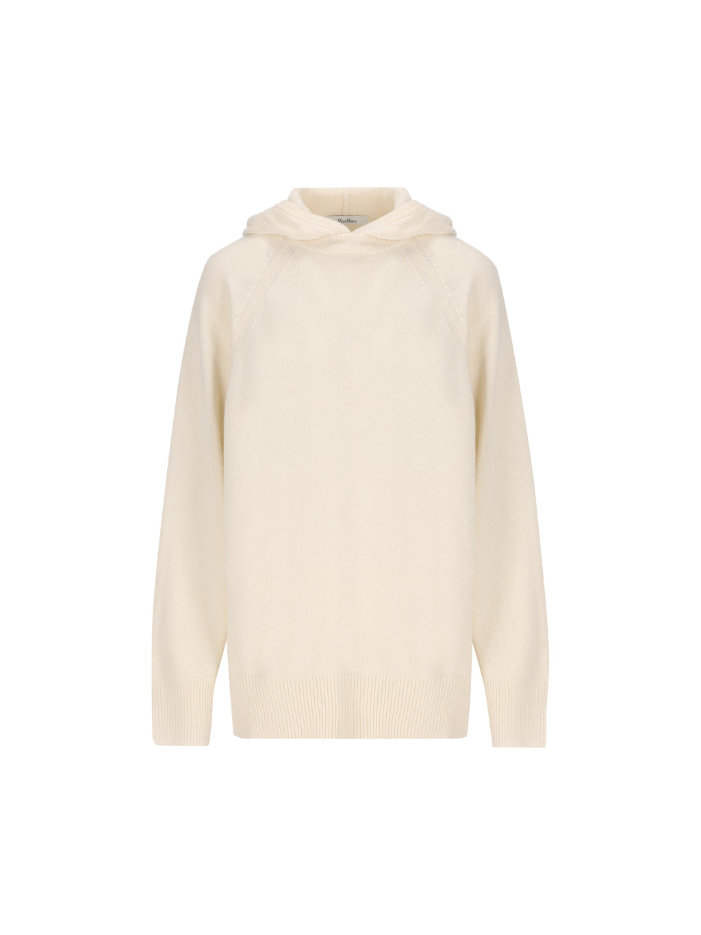 Max Mara Women's Cashmere Hooded Jumper in White - view 1