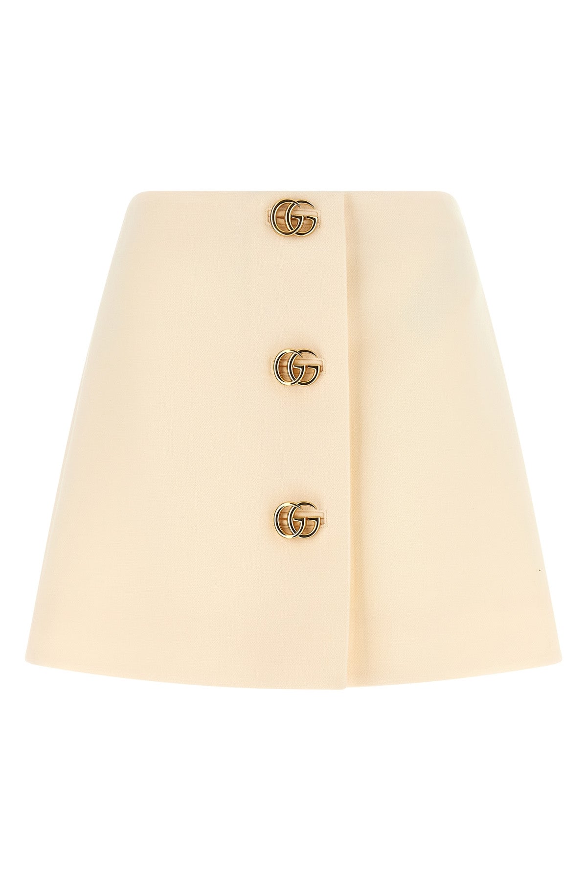 Gucci Women's Double G Skirt in White - image 1