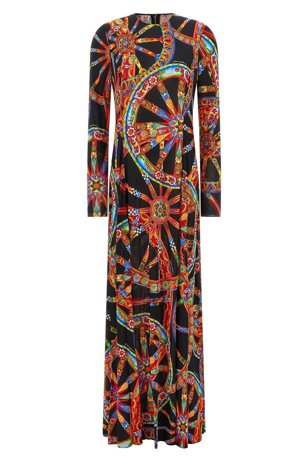 Dolce and Gabbana Women's Carretto Print Maxi Dress - image 1