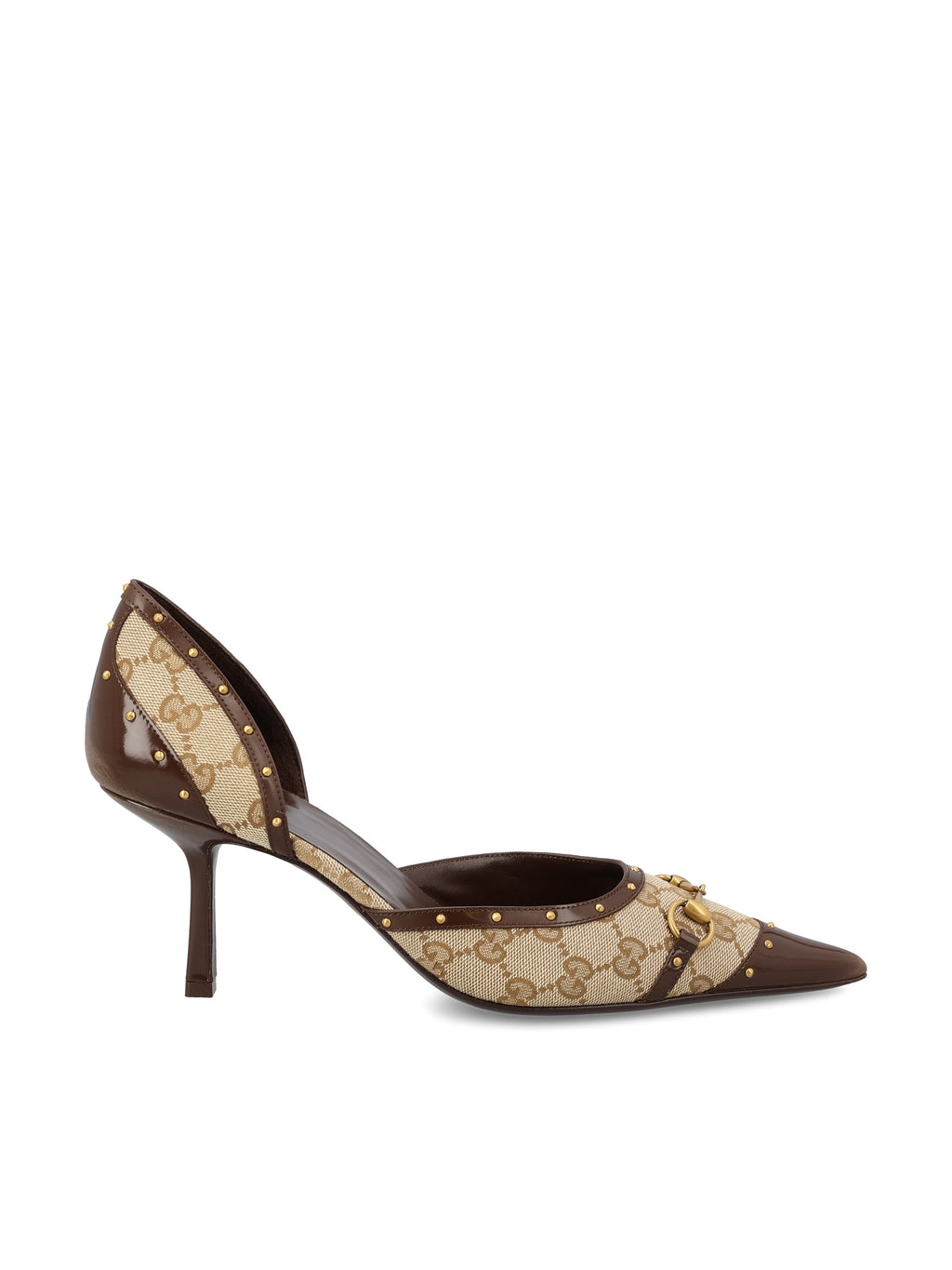 Gucci Women's GG Fabric Pumps in Beige - view 1