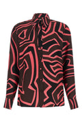 Pucci Women's Pink Labirinto Silk Twill Shirt - image 1