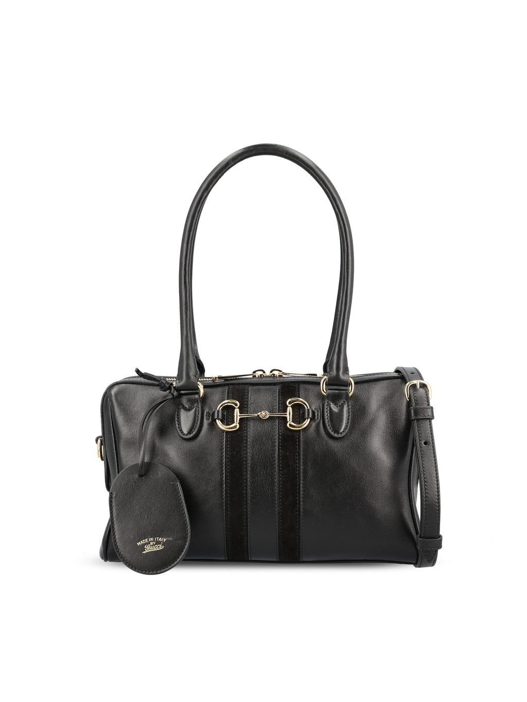 Gucci Women's Leather Boston Bag in Black - view 1