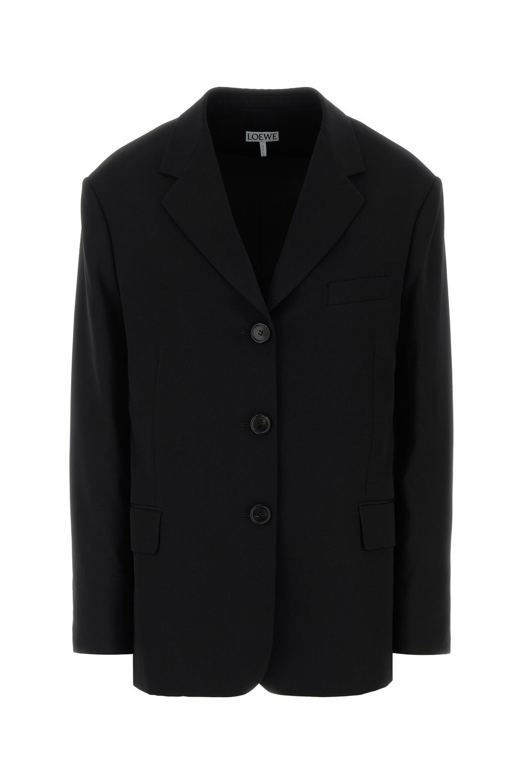 Loewe Women's Wool Oversize Blazer in Black - image 1
