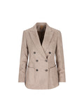 Max Mara Women's Silk Blazer in Beige - view 1
