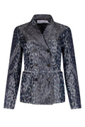 Dior Women's Leopard Print Blazer in Grey - image 1