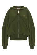 The Attico Women's Olive Green Fleece Hoodie - image 1