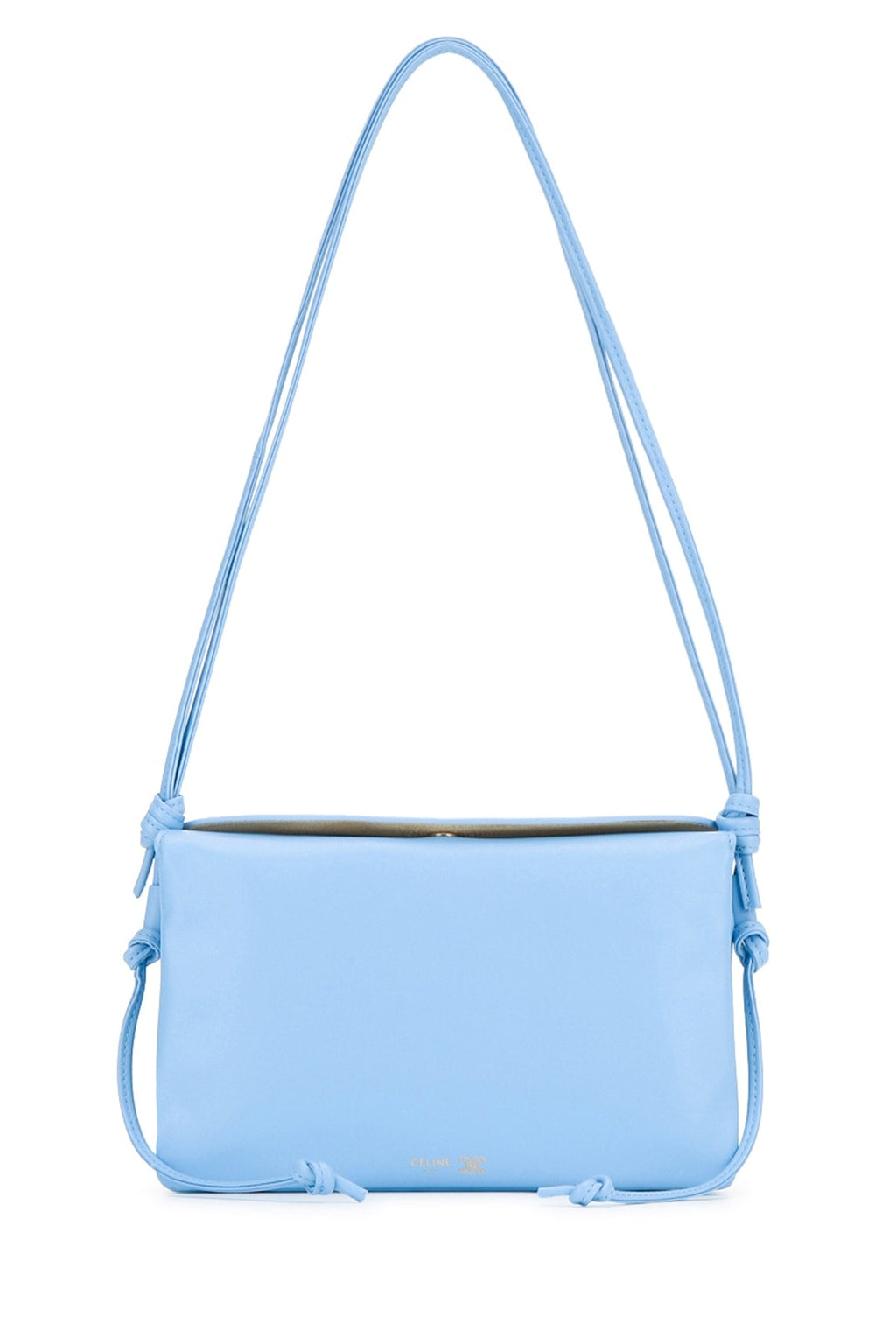 Celine Women's Trio Flap Bag in Light Blue - image 1