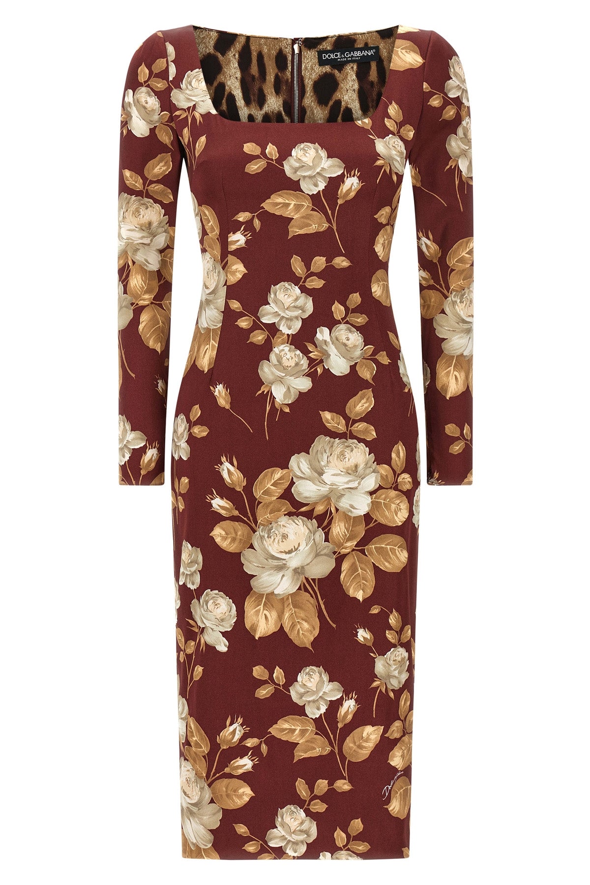 Dolce and Gabbana Women's The Vintage Rose-Print Dress - image 1