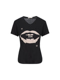 Fendi Women's Organic Cotton T-Shirt in Black - view 1