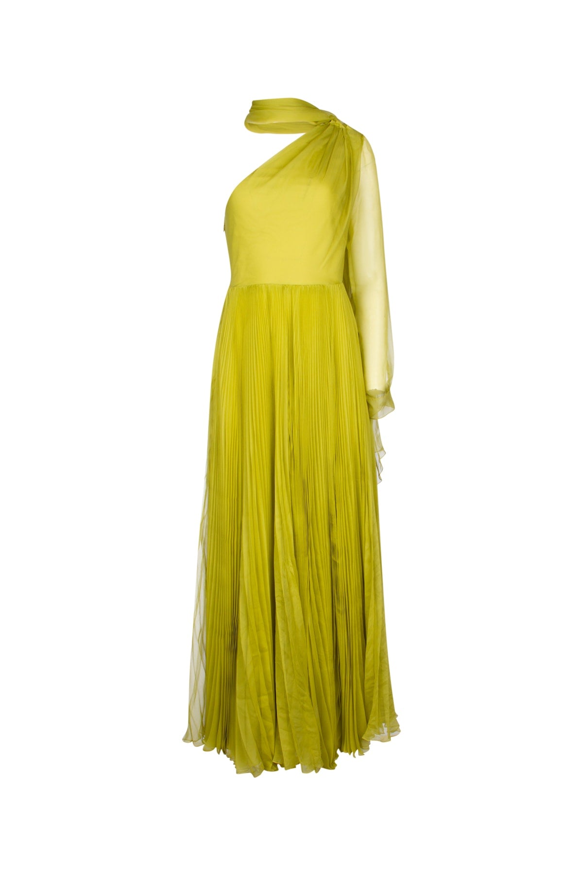 Dior Women's One-Shoulder Maxi Dress in Yellow - image 1