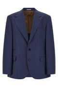 Brunello Cucinelli Men's Blazer in Blue Wool - view 1