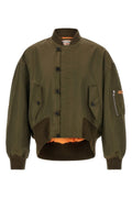 JW Anderson Men's Asymmetric Hem Green Bomber Jacket - image 1