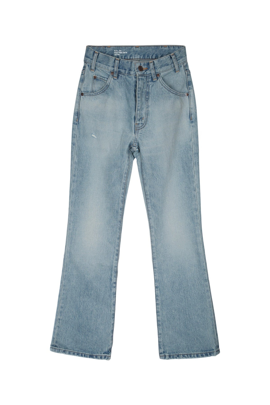 Celine Women's Dylan Denim Flare Jeans in Light Blue - image 1