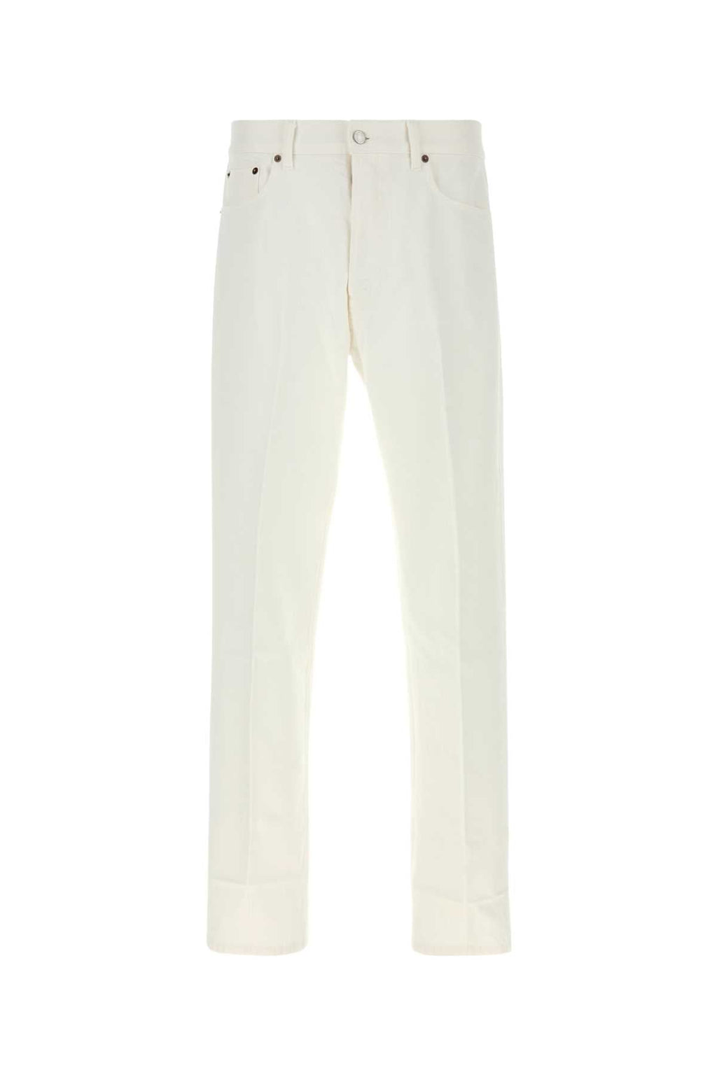 Celine Men's Denim Boyfriend Jeans in Cream - image 1