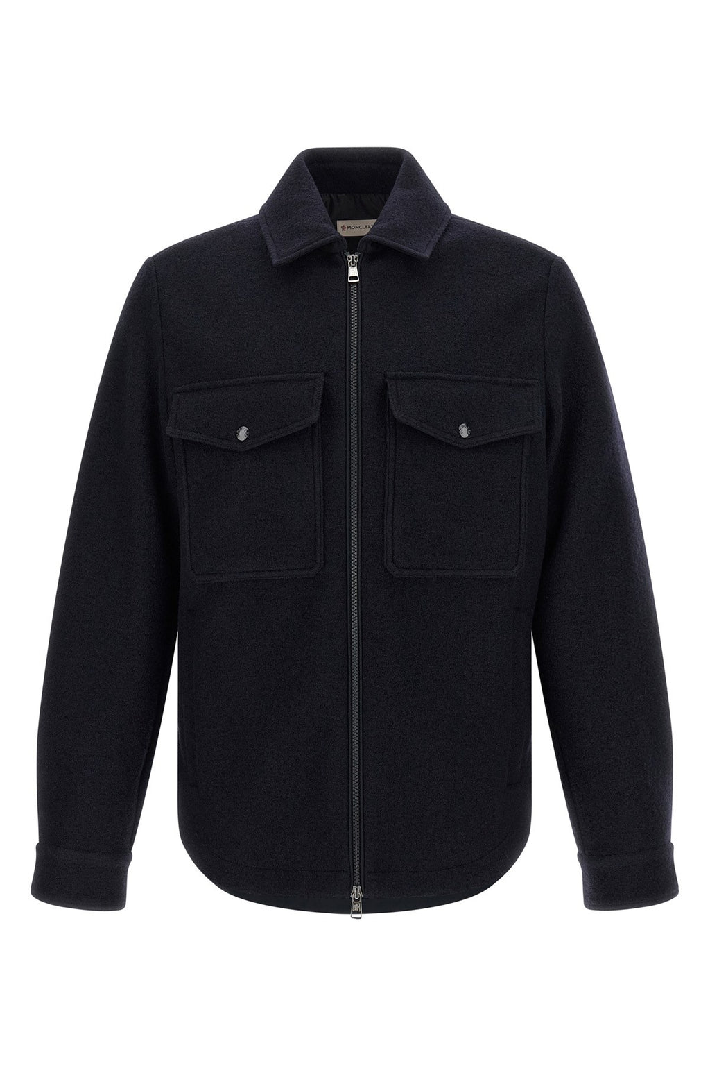 Moncler Men's Wool Overshirt in Blue - view 1