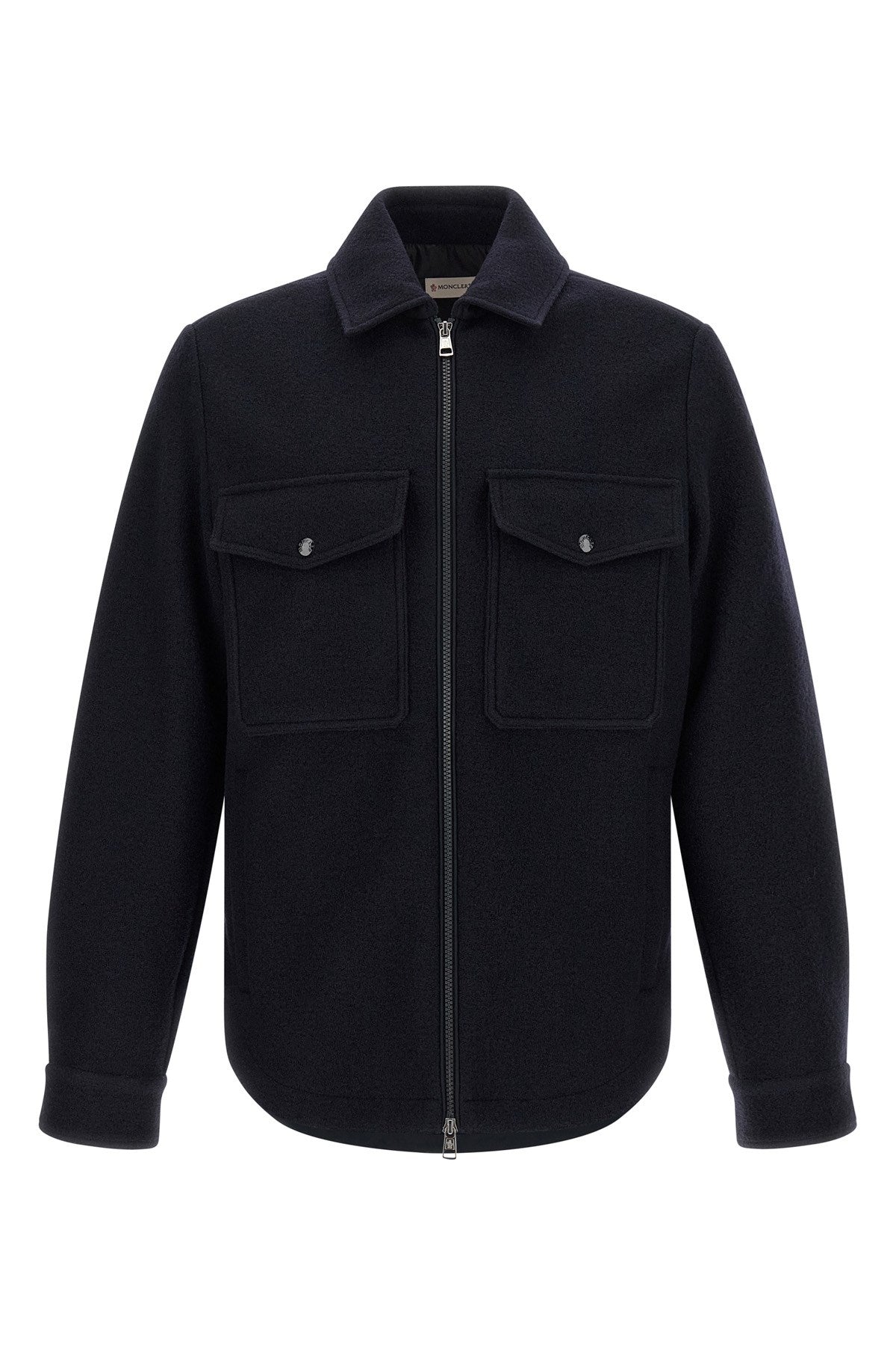 Moncler Men's Wool Overshirt in Blue - view 1