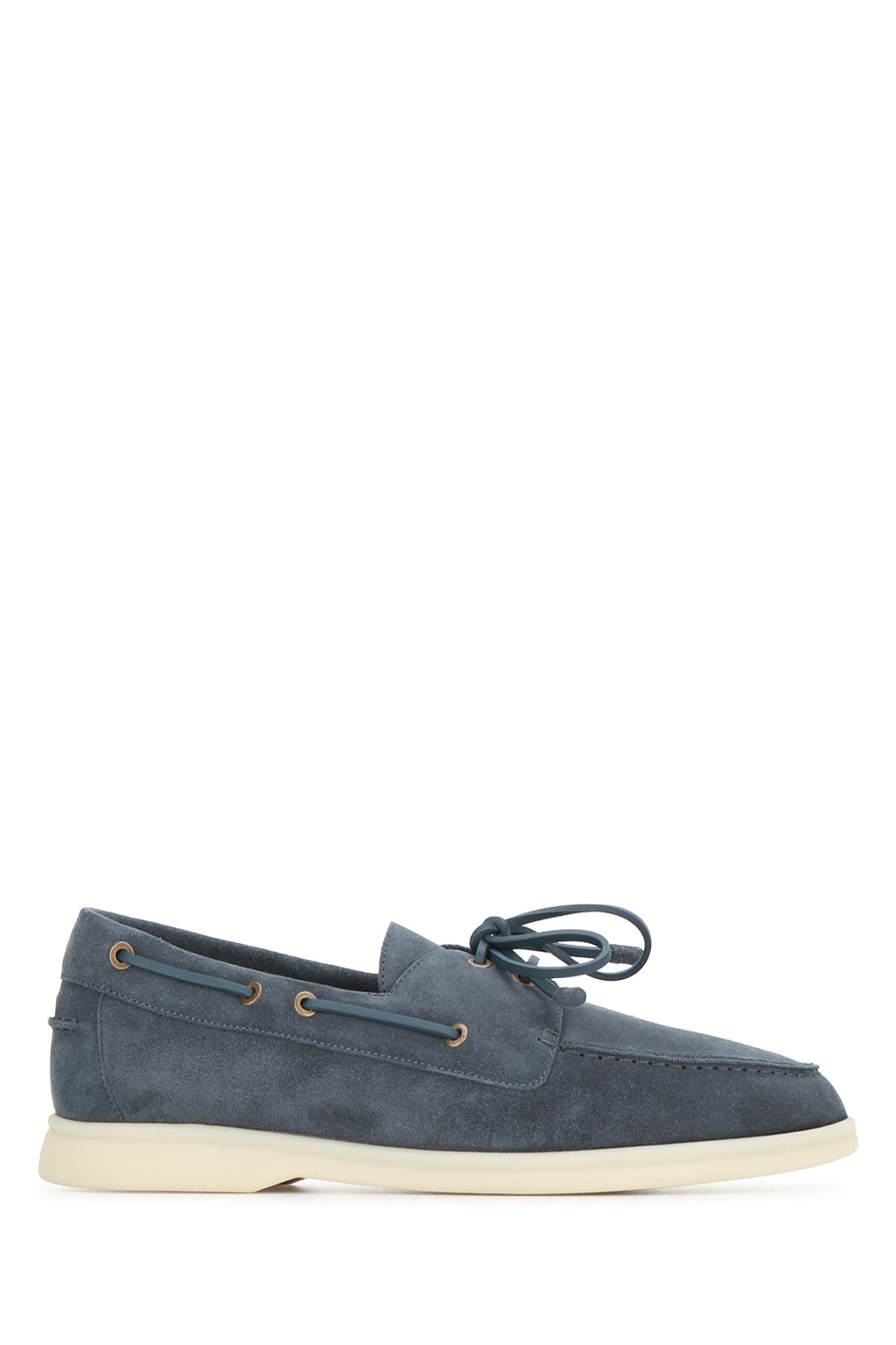 Loro Piana Men's Sea-Sail Walk Suede Loafers in Blue - image 1