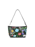 Gucci Women's Flora Canvas Shoulder Bag in Black - view 1