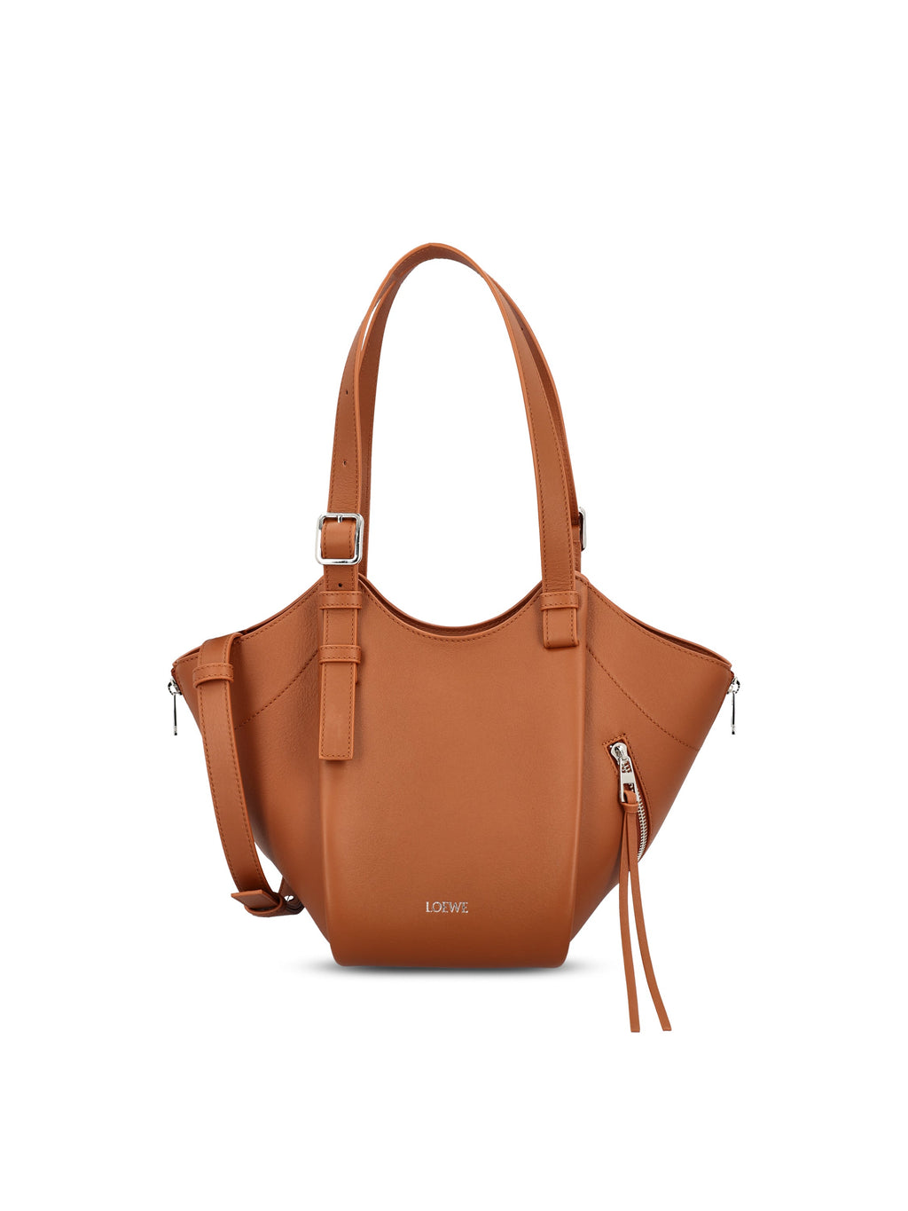 Loewe Women's Hammock Flip Leather Bag in Brown - view 1