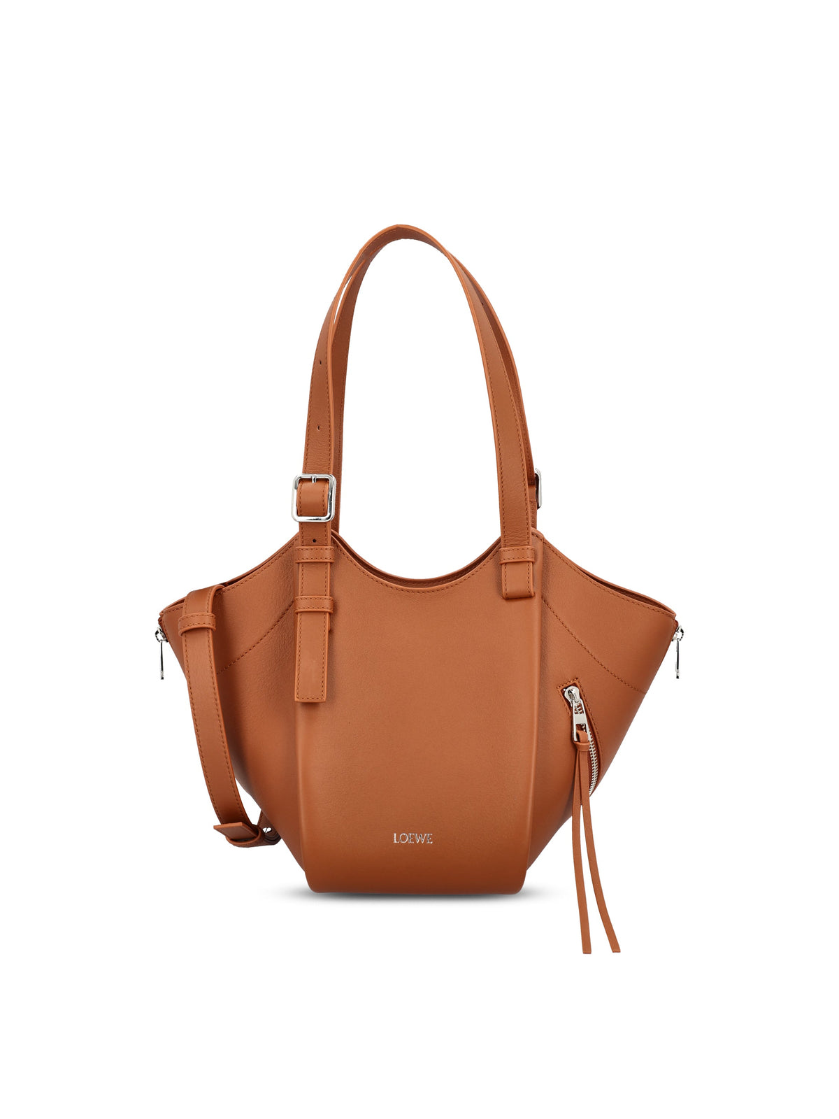 Loewe Women's Hammock Flip Leather Bag in Brown - view 1