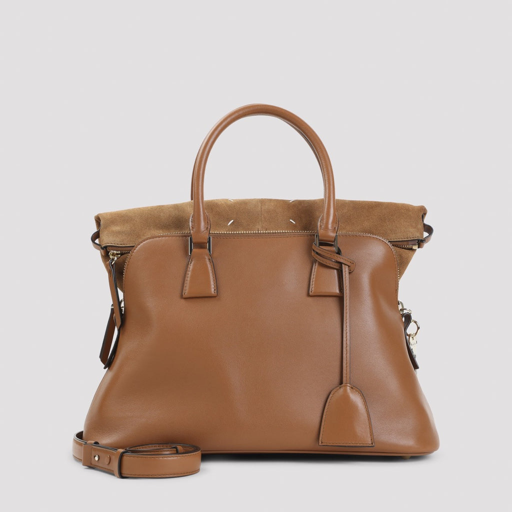 Maison Margiela Women's 5AC Soft Leather Bag in Cognac