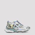 Balenciaga Men's Rubber Runner Gradient Sneakers in Blue
