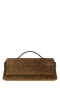 Brunello Cucinelli Women's Suede Clutch in Brown - image 1