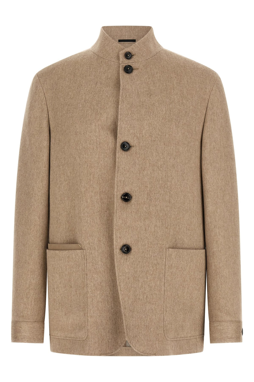 Zegna Men's Il Conte Jacket in Beige Cashmere - view 1