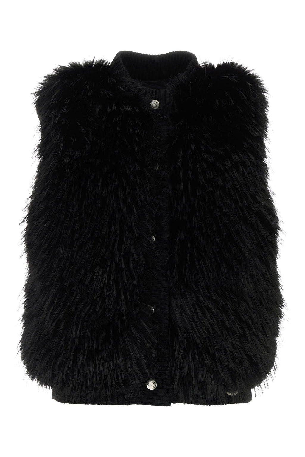 Moncler Women's Nylon Sleeveless Down Jacket in Black - image 1