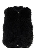 Moncler Women's Nylon Sleeveless Down Jacket in Black - image 1