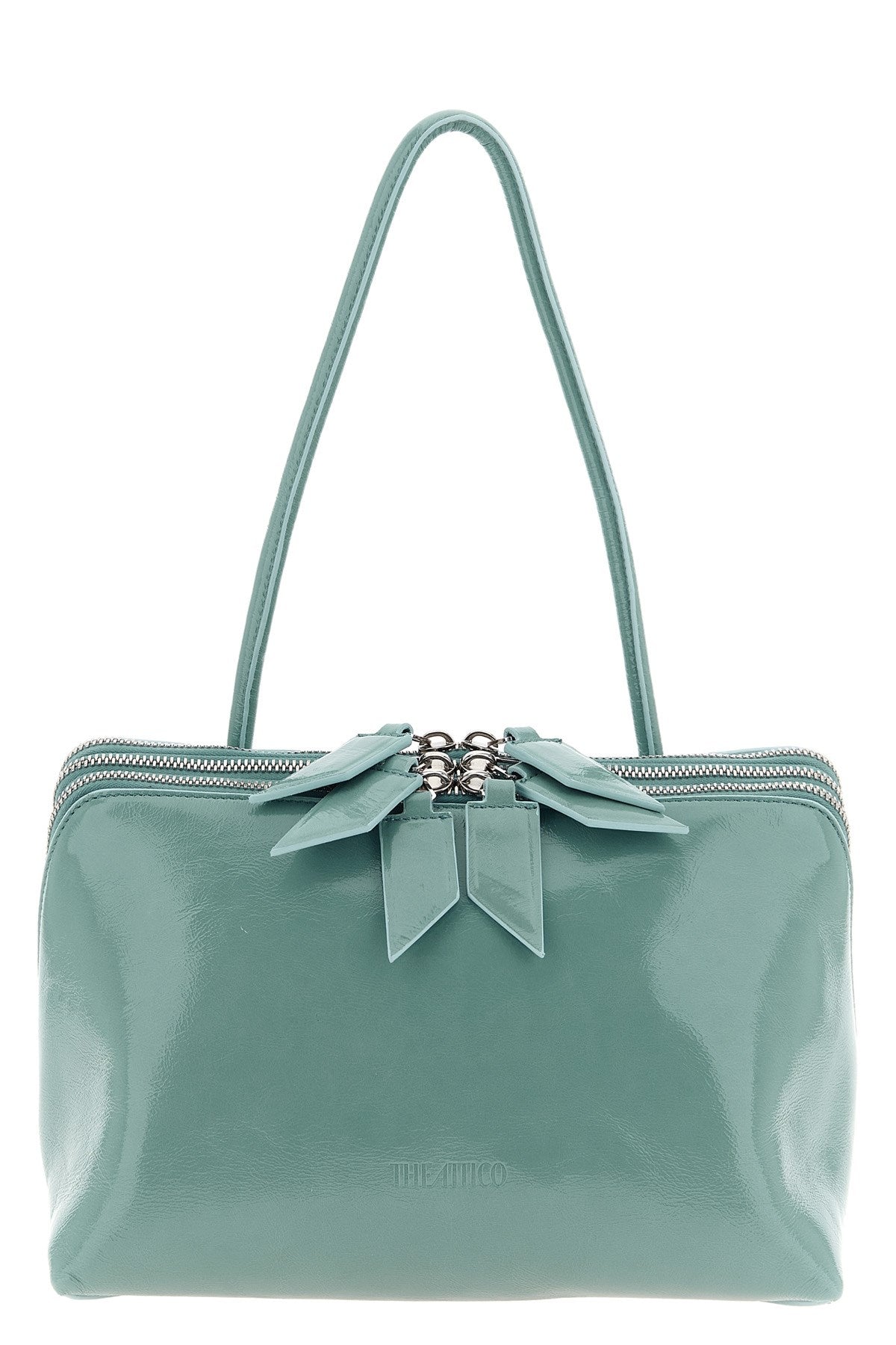 The Attico Women's Shoulder Bag in Light Blue Leather - view 1