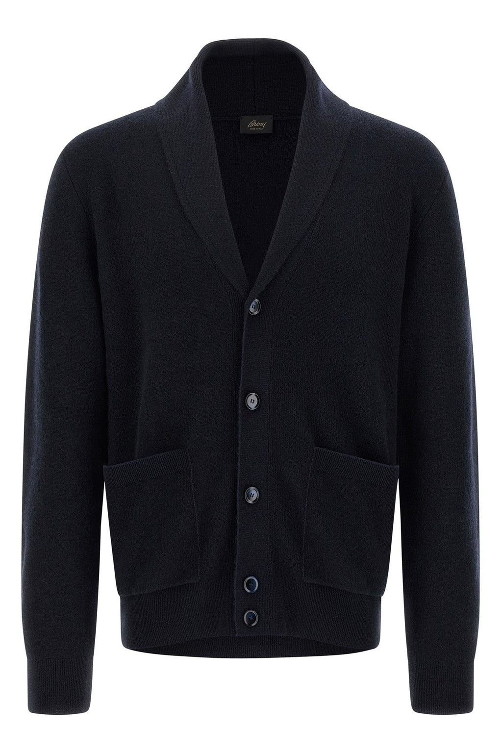 Brioni Men's Cardigan Shawl Collar with Patch Pockets - image 1