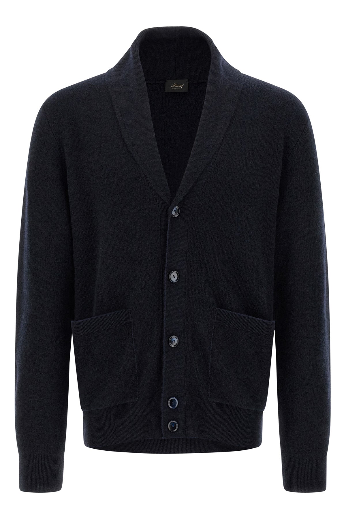 Brioni Men's Cardigan Shawl Collar with Patch Pockets - image 1