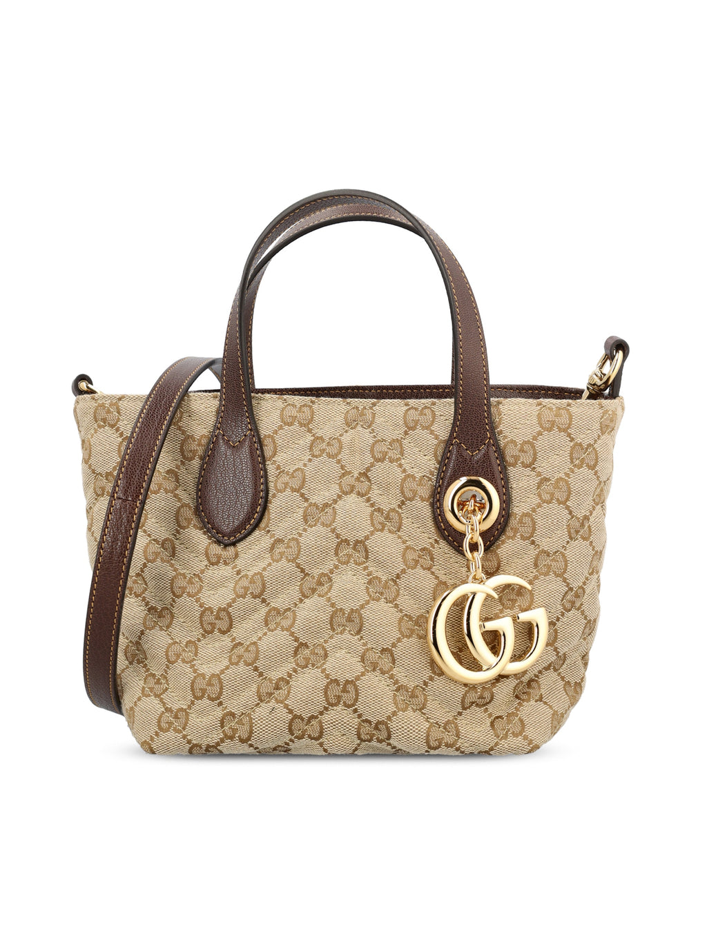 Gucci Women's GG Marmont Fabric Tote in Beige - view 1