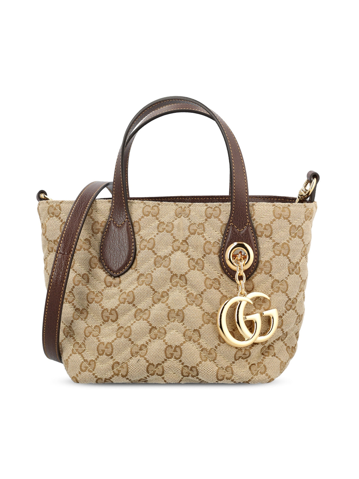 Gucci Women's GG Marmont Fabric Tote in Beige - view 1
