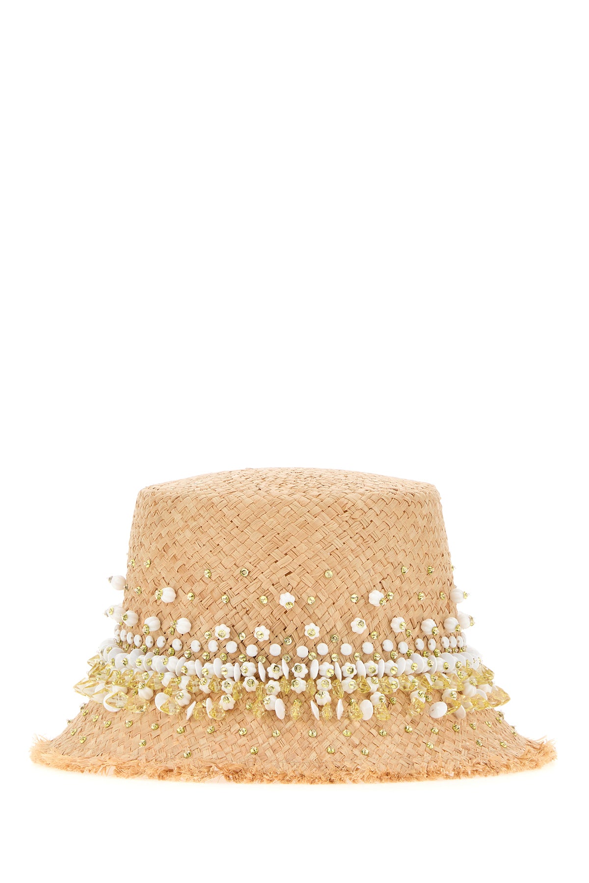 Prada Women's Raffia Bucket Hat - image 1