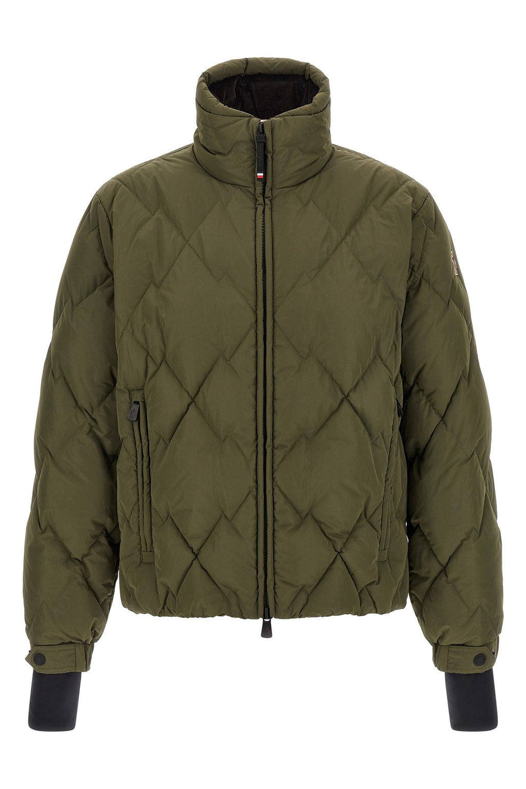 Moncler Grenoble Men's Bramans Down Jacket in Green Cotton - view 1