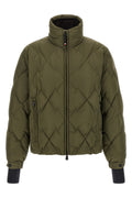 Moncler Grenoble Men's Bramans Down Jacket in Green Cotton - view 1